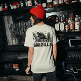PBR x Godzilla x Attack Peter Natural Tee