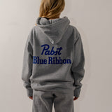 Pabst Blue Ribbon Heather Grey Hoodie