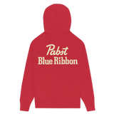 Pabst Blue Ribbon Red Hoodie