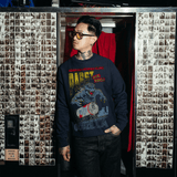 Godzilla Runaway PBR Train Navy Crewneck