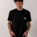Pabst Blue Ribbon Black Pocket Tee