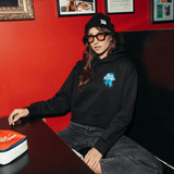 Pabst Blue Ribbon Cropped Hoodie