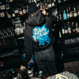 Pabst Blue Ribbon Cropped Hoodie