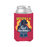 Flamed Godzilla Koozie