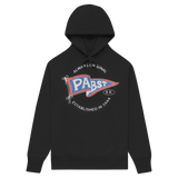 The Pennant Black Hoodie