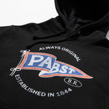 The Pennant Black Hoodie