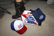 Red, White, and Blue Trucker